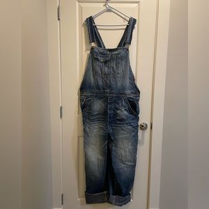 Ralph Lauren Cargo Denim Overalls，size:XL.